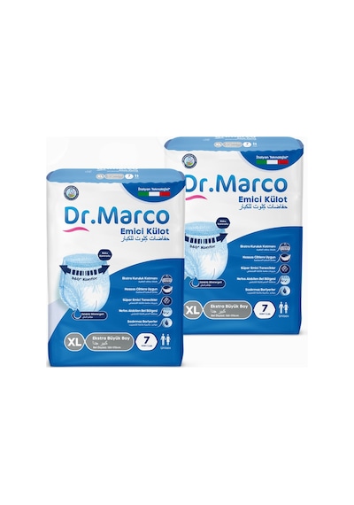 Dr. Marco Yetişkin Emici Külot Hasta Bezi XL 14'lü