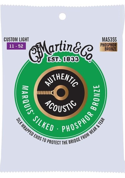 Martin Co Ma535s Marquis Phosphor Bronze Akustik Gitar Teli Cstm Lt 11-52