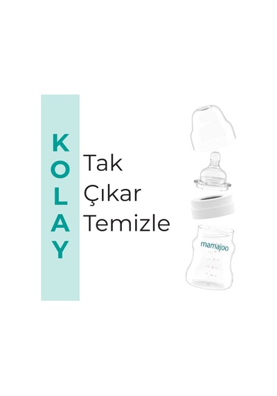 Mamajoo Antikolik Biberon 150 Ml 0 Ay+ Yavaş Akışlı