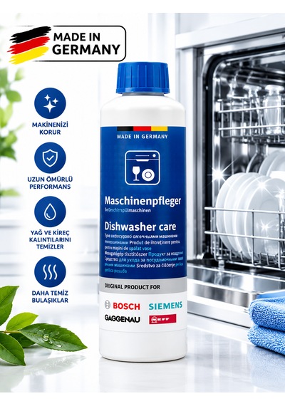 Bosch Siemens Profilo Gaggenau Bulaşık Makineleri Için Kireç Ve Yağ Temizleyici 250 Ml Güçlü Formül 2 Tekli