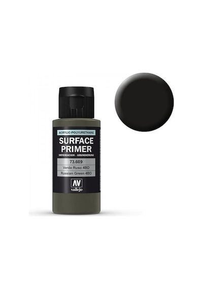60 Ml. Russian Green 4bo Astar Maket Boyası, Vallejo 73609 Standart