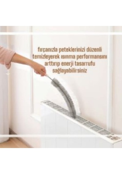 Kalorifer Peteği Temizleme Fırçası Petek Arası Radyatör Temizleme