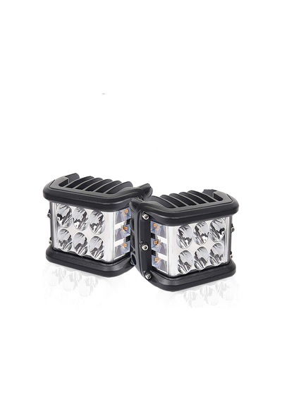 Offroad Uyumlu Tepe Sis Lambası Off Road Sis Lambası 12 Led 36w Aliminyum Kasa Set 2 Adet