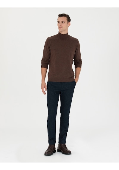 Pierre Cardin Erkek Lacivert Kanvas / Chino Pantolon 50278130-vr033 Lacivert