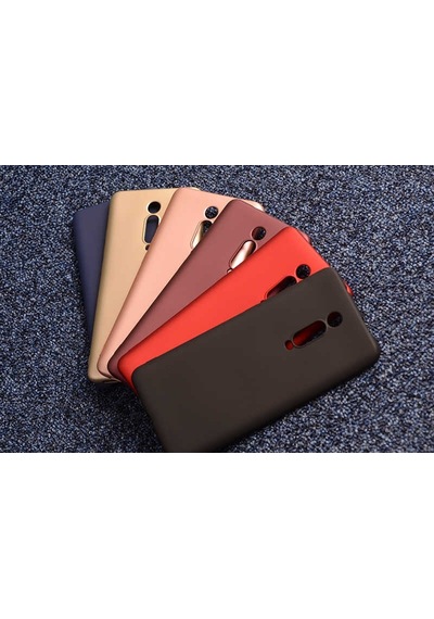 Noktaks - Xiaomi Uyumlu Xiaomi Mi 9t / Mi 9t Pro - Kılıf Mat Renkli Esnek Premier Silikon Kapak - Siyah