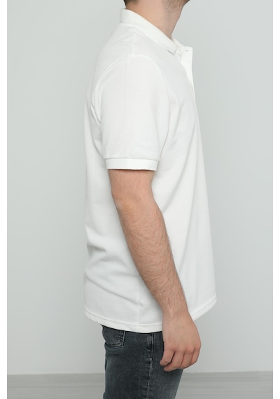 Hscstore Erkek Polo Yakalı Beyaz Tişört - 8424-beyaz Beyaz Hscstore Erkek Polo Yakalı Beyaz Tişört - 8424-beyaz Beyaz