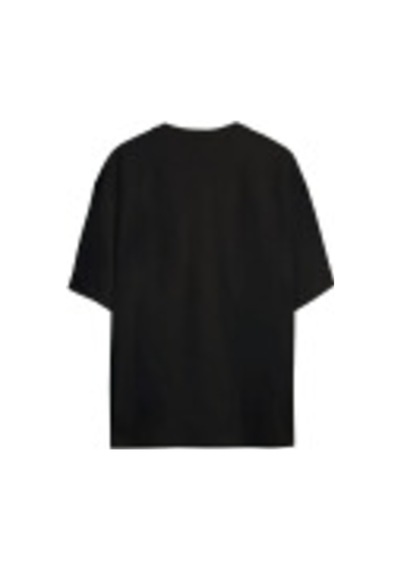 Kutsal Kedi - Holy Cat Baskılı Oversize Unisex T-shirt SIYAH