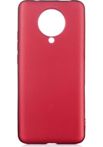 Xiaomi Poco F2 Pro Kılıf Zore Premier Silikon Kapak Mürdüm
