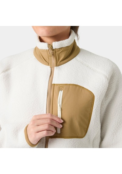 Helly Hansen W İmperial Pile Block Kadın Polar Ceket-33915 Beyaz
