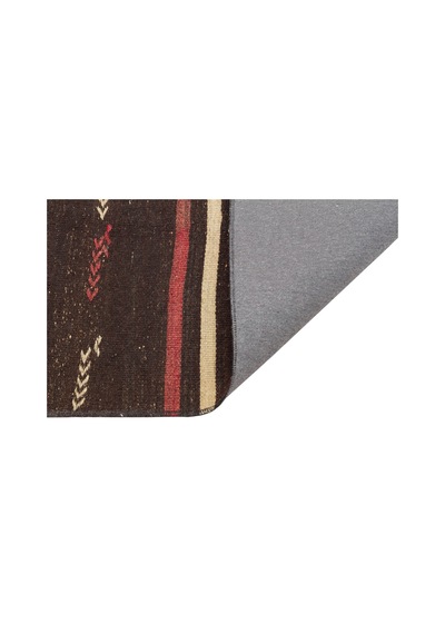 El Dokuma Çizgili Keçi Kılı Yün Kilim