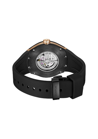 Quantum Qmg1203.851 Safir Cam Otomatik Erkek Kol Saati Metalik Gri