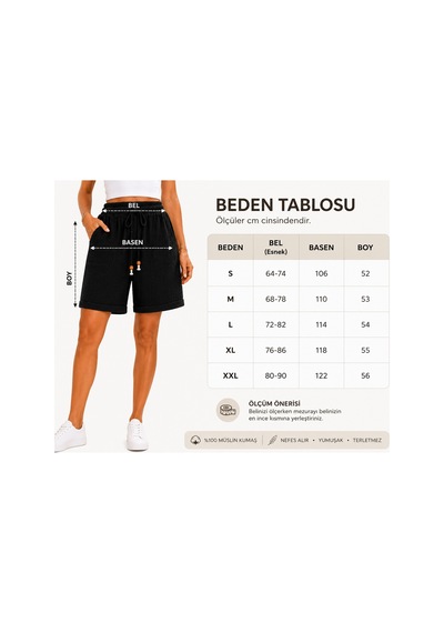 Duygu Altıntaş %100 Pamuk Müslin Şort Kadın Yazlık Rahat Kalıp Lastikli Cep Detaylı Şehir Boy Siyah - 875540604 Siyah - 875540604 Siyah Duygu Altıntaş %100 Pamuk Müslin Şort Kadın Yazlık Rahat Kalıp Lastikli Cep Detaylı Şehir Boy Siyah - 875540604 Siyah - 875540604 Siyah