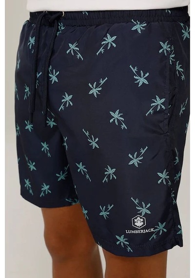 Lumberjack Renato Swim Short Lacivert Erkek Deniz Şortu 19ct485 101360435 001