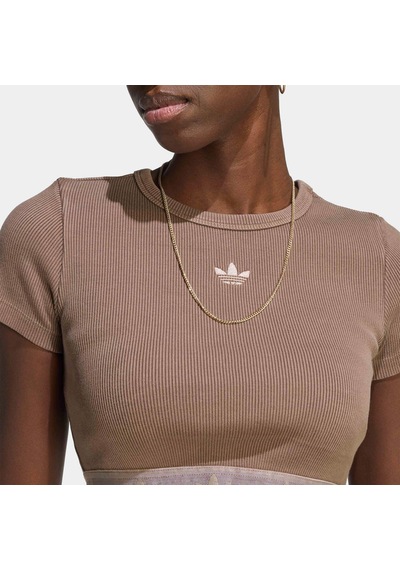 Adidas Essential Kadın Kahverengi T-shirt Ke3226