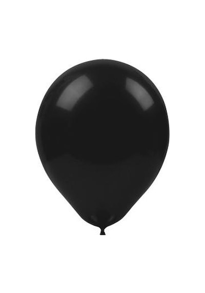 VATAN BALON TEK RENK 12 INC 100 LÜ SİYAH
