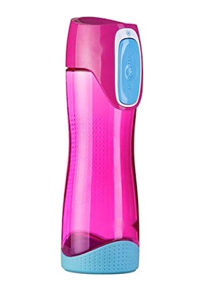 Sızdırmaz, Tek Elle Kullanılabilen 500 Ml Tritan Suluk, Pembe