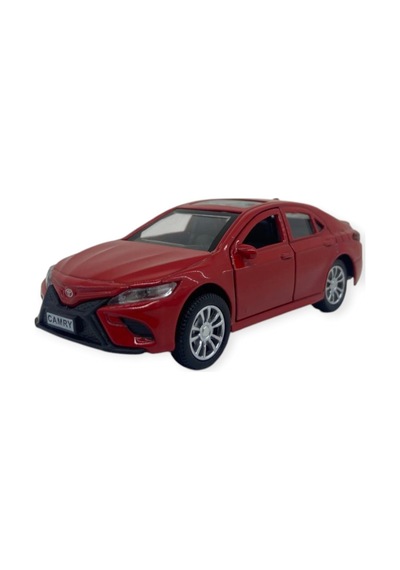 Çek Bırak Kapıları Açılar Sesli Işıklı Metal Araba - 12 Cm - Kırmızı