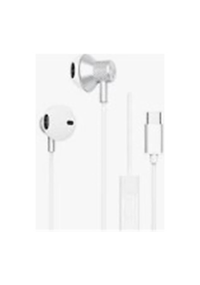 S-link Sl-tpk05 Typec Telefon Uyumlu Metal Beyaz Kulak İçi Mikrofonlu Kulaklık