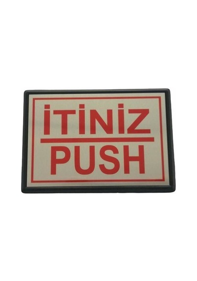 Yönlendirme Levhaları Cemax Yönlendirme Küçük İtiniz Push 10x7 Cm