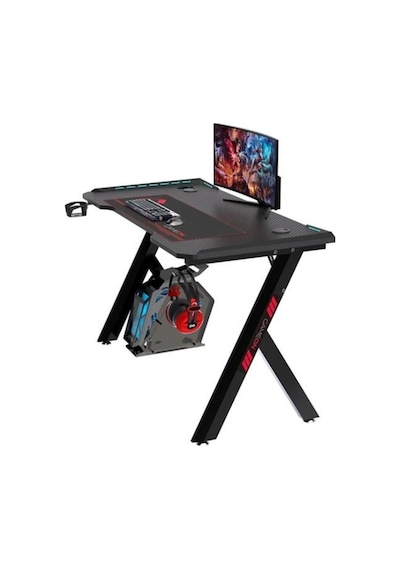Hawksbill Serisi Rgb Akıcı Işıklı Oyun Masası Boyut: 120-60-72 Cm , 800 300 3 Mm - Fare Altlığı , Siyah Hawksbill Serisi Rgb Akıcı Işıklı Oyun Masası Boyut: 120-60-72 Cm , 800 300 3 Mm - Fare Altlığı , Siyah
