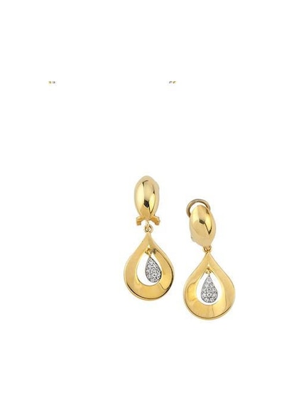 Altın Taşlı Set Küpe - 723000009475 Altın