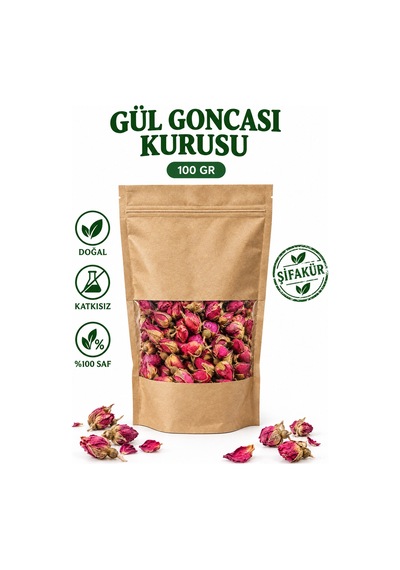 Gül Goncası Kurusu Kuru Gül Goncası 100 Gr