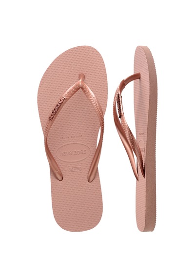 Havaianas Slım Logo Metallıc Kadın Terlik 4119875 Açık Pembe