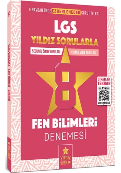 8.Sınıf LGS Fen Bilimleri 8 Deneme- Yıldız Sorular Yayınları