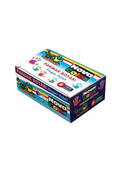 Nova Color Parmak Boyası 6 Lı Nc-138 Çok Renkli