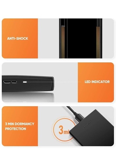 Ugreen 60353 2.5 İnch Sata Usb 3.0 Hard Disk Kutusu