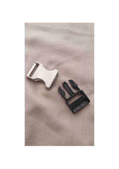 Çanta Kolon Tokası Metal + Vplastik / Boy En 5x2,5 Cm / 1,8 Cm Kemer Genişliği