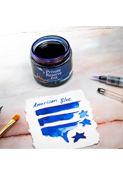 60 Ml Mürekkep Bottle, American Blue Çok Renkli