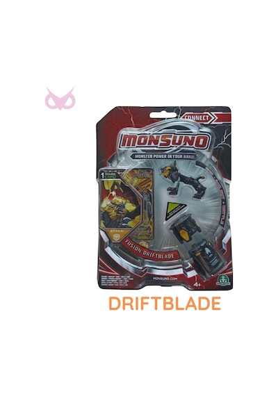 Monsuno Lisanslı 3 Lü Fusion Figür Seti Black Bullet, Shadowhornet, Driftblade Tek Beden