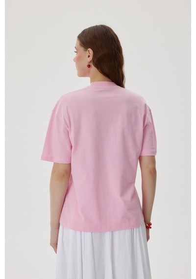 Buly Vılla Escape Baskılı T Shırt Soft Pembe
