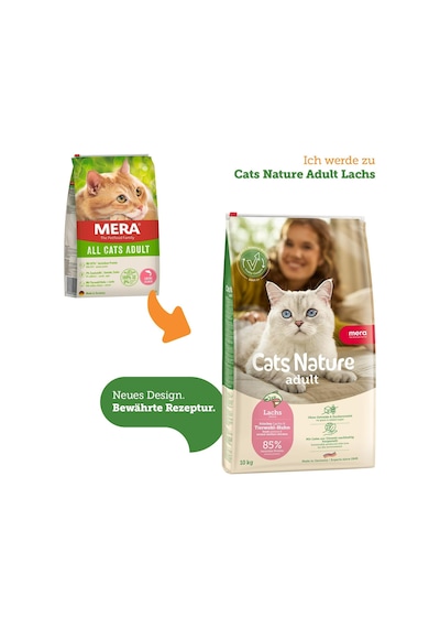 Mera Adult Tahılsız Somonlu Yetişkin Kedi Maması 10 KG