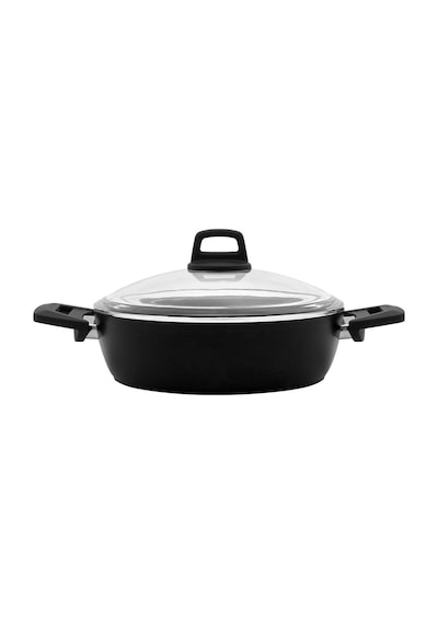 Hisar Milas Granit Basık Tencere 26 Cm Siyah 397203