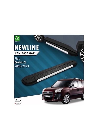 S-dizayn Fiat Doblo 2 Newline Aluminyum Yan Basamak 193 Cm 2010 Ü