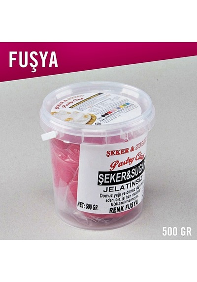 Şeker Sugar Fuşya Şeker Hamuru (500 Gr)