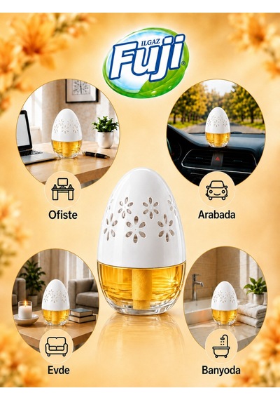 Ilgaz Fuji Mango Kokulu Araç, Wc, Oda Ve Ortam Kokusu 100 Ml Mango Core Kalıcı Kavanoz Koku