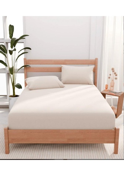 Apricitas Home Tek Kişilik 100x200 Çarşaf Seti Urban Krem Ap52t20210955