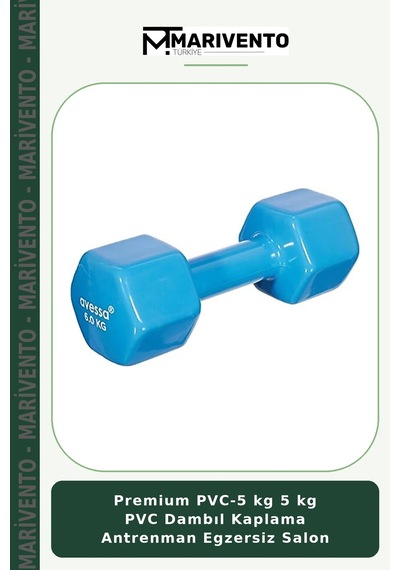 Premium Pvc-5 Kg 5 Kg Pvc Dambıl Kaplama Antrenman Egzersiz Salon