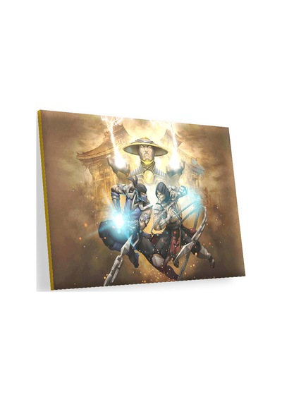 Cakasepetim Mortal Kombat Raiden Sıfır Altı Akrep Görseli Ahşap Mdf Tablo