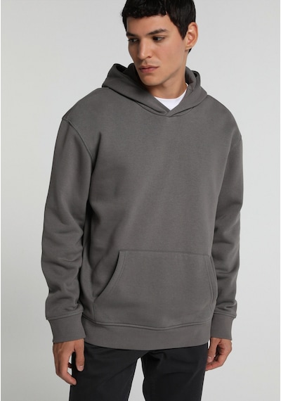 Colin's Colins Relaxed Fit Kapüşonlu Düz Erkek Gri Sweatshirt Cl1082263 Q1.v2 Dgr Koyu Gri Colin's Colins Relaxed Fit Kapüşonlu Düz Erkek Gri Sweatshirt Cl1082263 Q1.v2 Dgr Koyu Gri