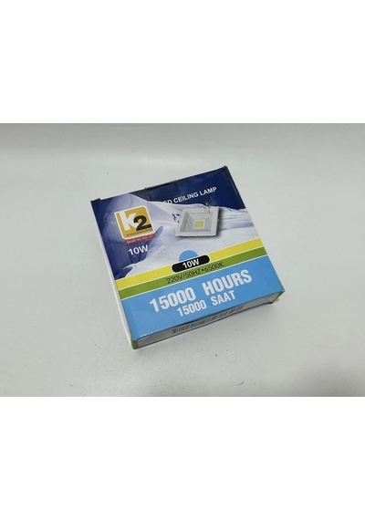Global K2 Kdl-321 Cob Ledli Kare Tavan Lambası 10w 6500k