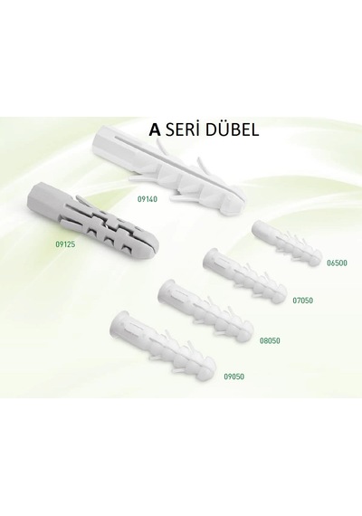 Plastik Dübel- Plastic Anchor 10 Lu-19X60 MM-A Seri