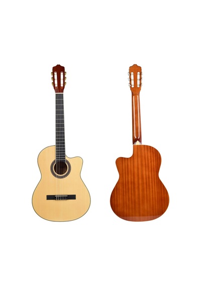Tayste Ts-cg36-39 Eq17a Natural Elektro Klasik Gitar
