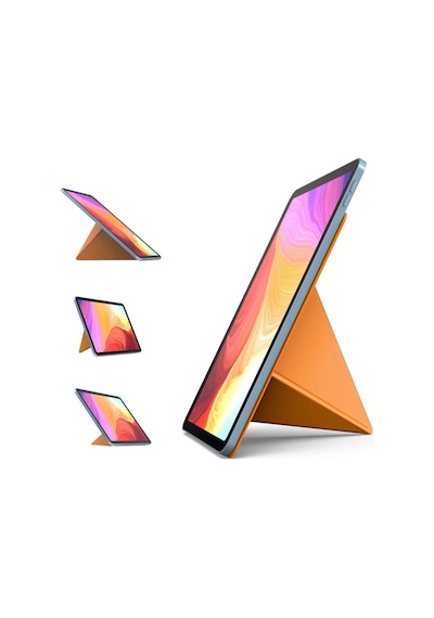 Novoo Rt10 Açı Ayarlı Katlanabilir 10" İnç Ve Üzeri İçin Ultra Slim Tablet Standı Turuncu