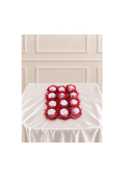 Kırmızı Ledli Kına El Mumu ,nedime Mumu , Düğün, Sünnet,bride,led Işıklı ,tealight Mum Pilli 12adet Kırmızı - 921394453