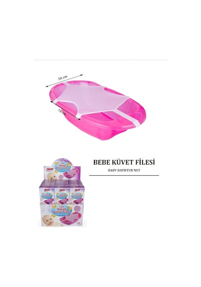 Bebek Küvet Yıkama Filesi Beyaz