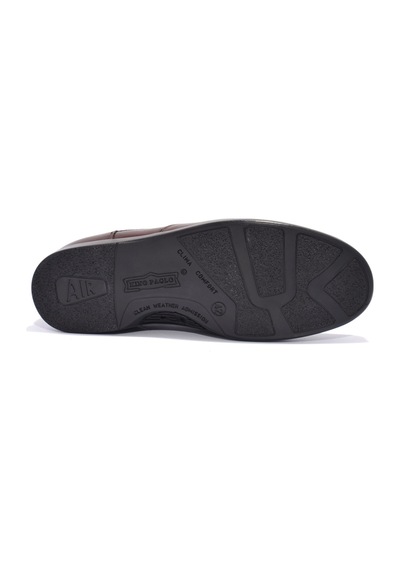 King Paolo A6361 Shoeflex Klimalı Ayakkabı - Siyah - Erkek Ayakkabı-siyah